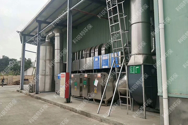 304不銹鋼+等離子UV光解廢氣凈化